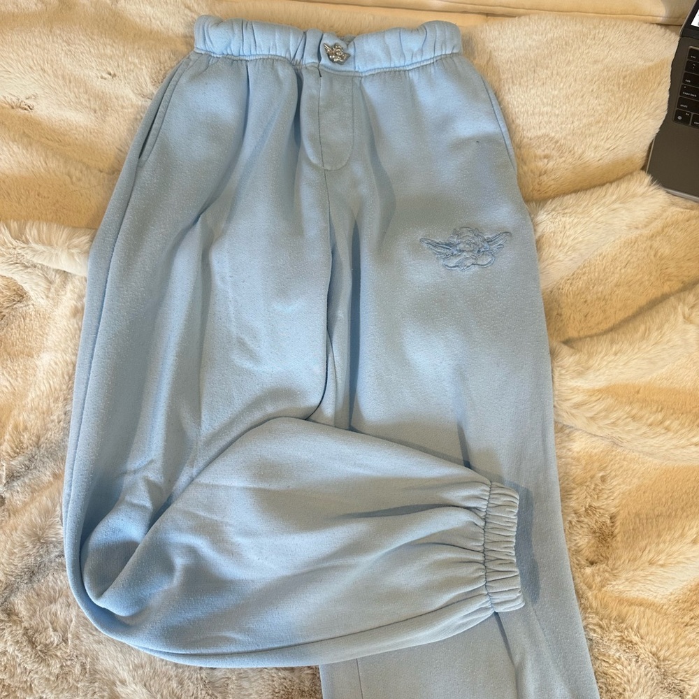 Boys Lie Light Blue Jogger Sweatpants